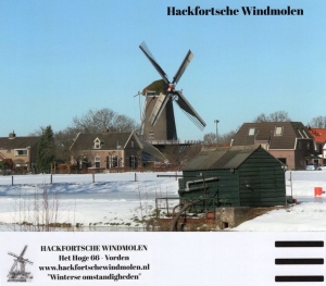 A26 Hackfortsche Windmolen -  Winterse omstandigheden